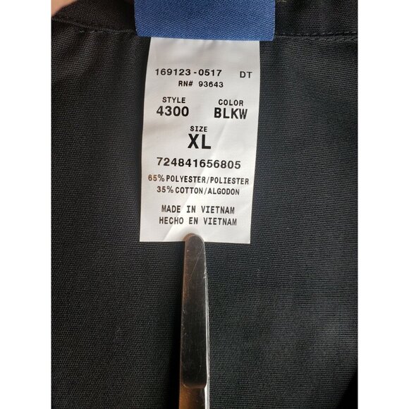 Cherokee Men’s Black Zip-Up Shirt XL – Embroidered Design, 3 Pocket Utility Styl - Picture 9 of 11